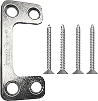 Vista 1 de Placa de golpeo ajustable de gran tamaño (1.125 x 2.75 pulgadas) para puertas exteriores - Agujero horizontal y vertical más grande para cerrojos