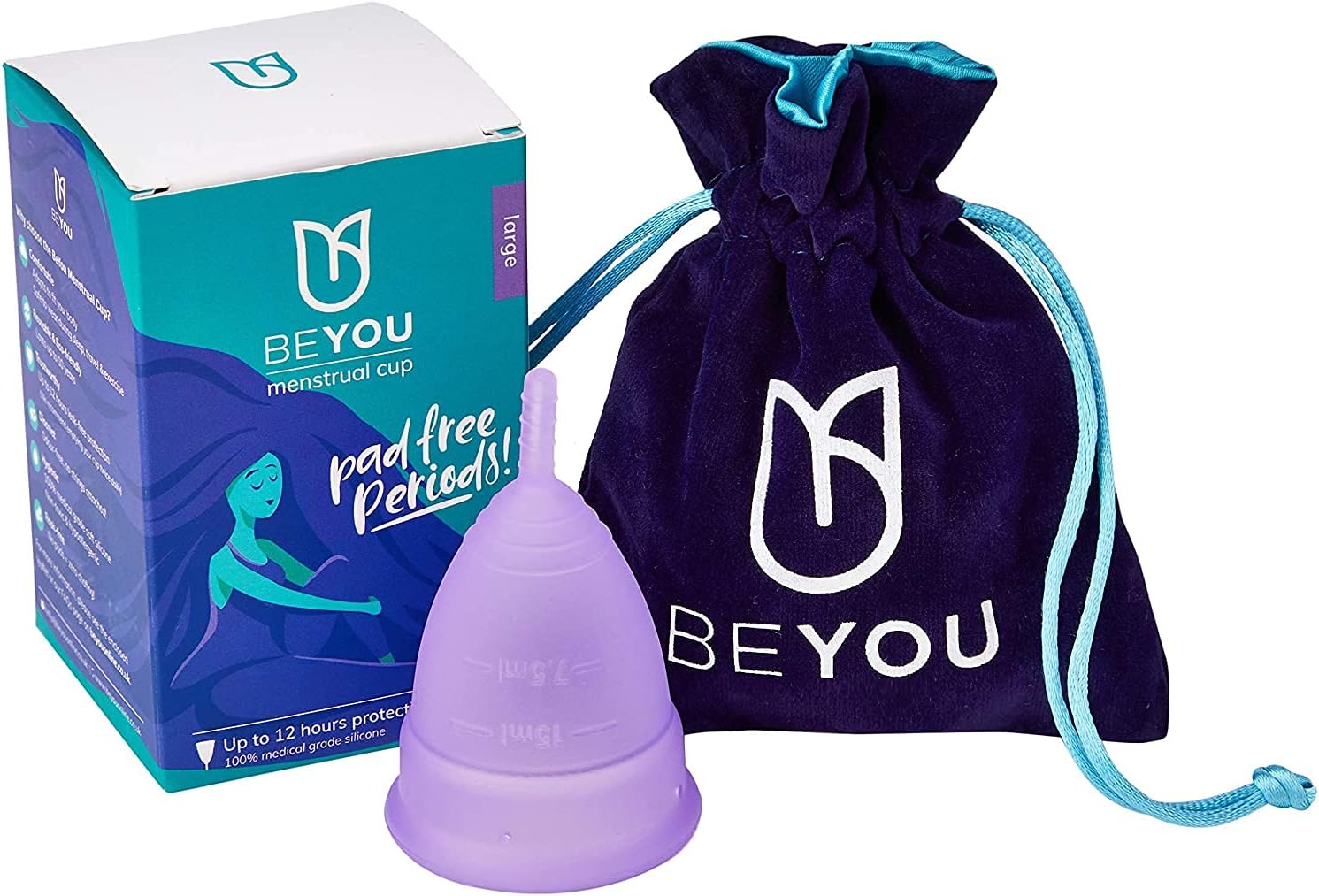 BeYou Menstrual Cup Women’s Health Top 10 Period Cup EcoFriendly