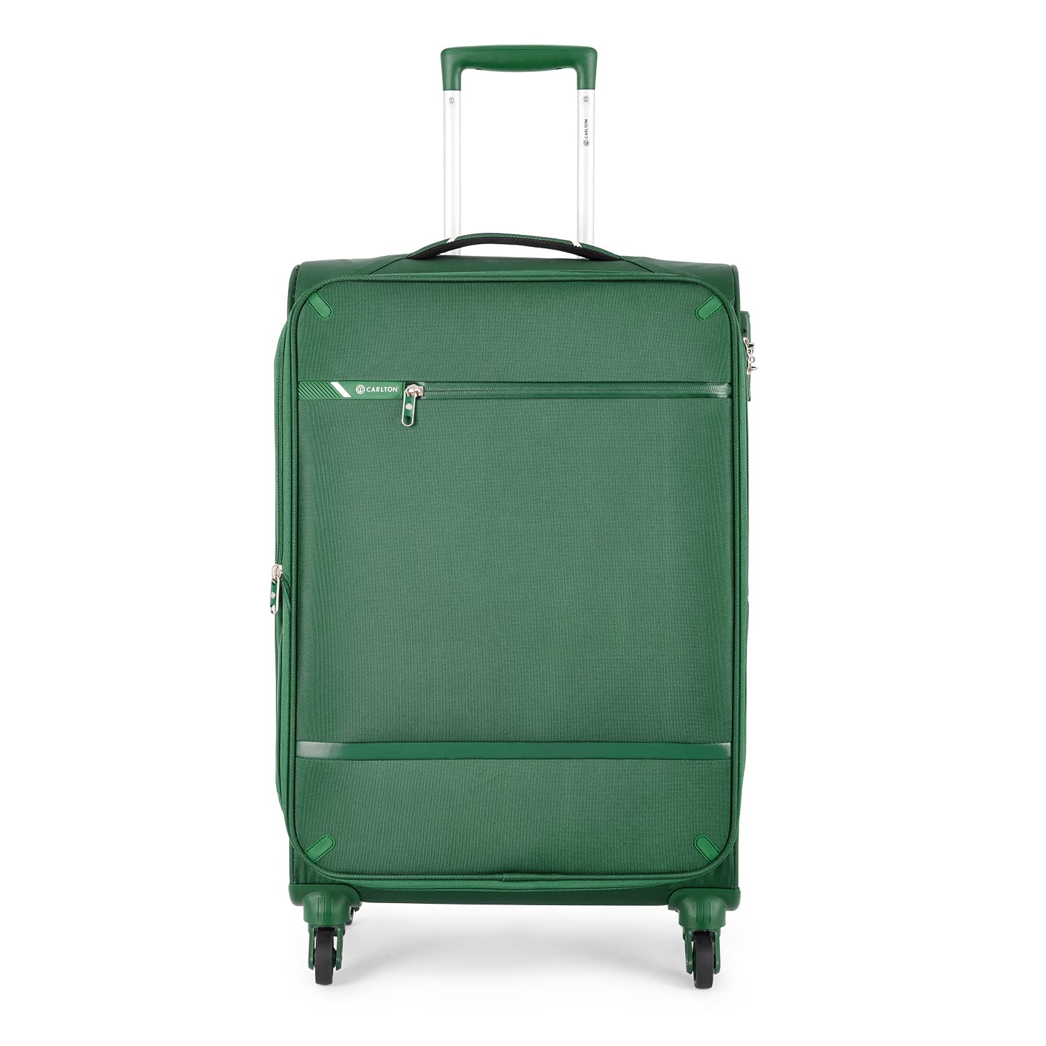 CARLTONamberlite 4 wheel softside casing medium bag, 78 cm height, foliage green