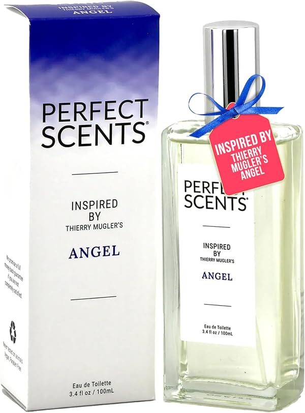 Perfect Scents Fragancias | Agua de Tocador para Mujer | Vegano y Libre de Parabenos | 3.4 Onzas Líquidas | Agua de Tocador para Mujer, LIMPIO, Vegano, Libre de Parabenos, Libre de Ftalatos, Nunca Probado en Animales, 3.4 fl.oz. Angel 3.4 Fl Oz (Paquete de 1)