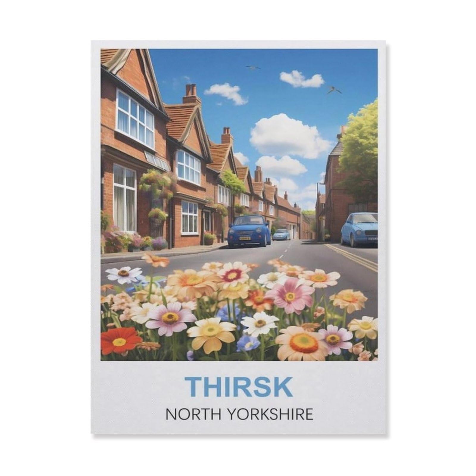 tin signs，Thirsk North Yorkshire(20x30cm）