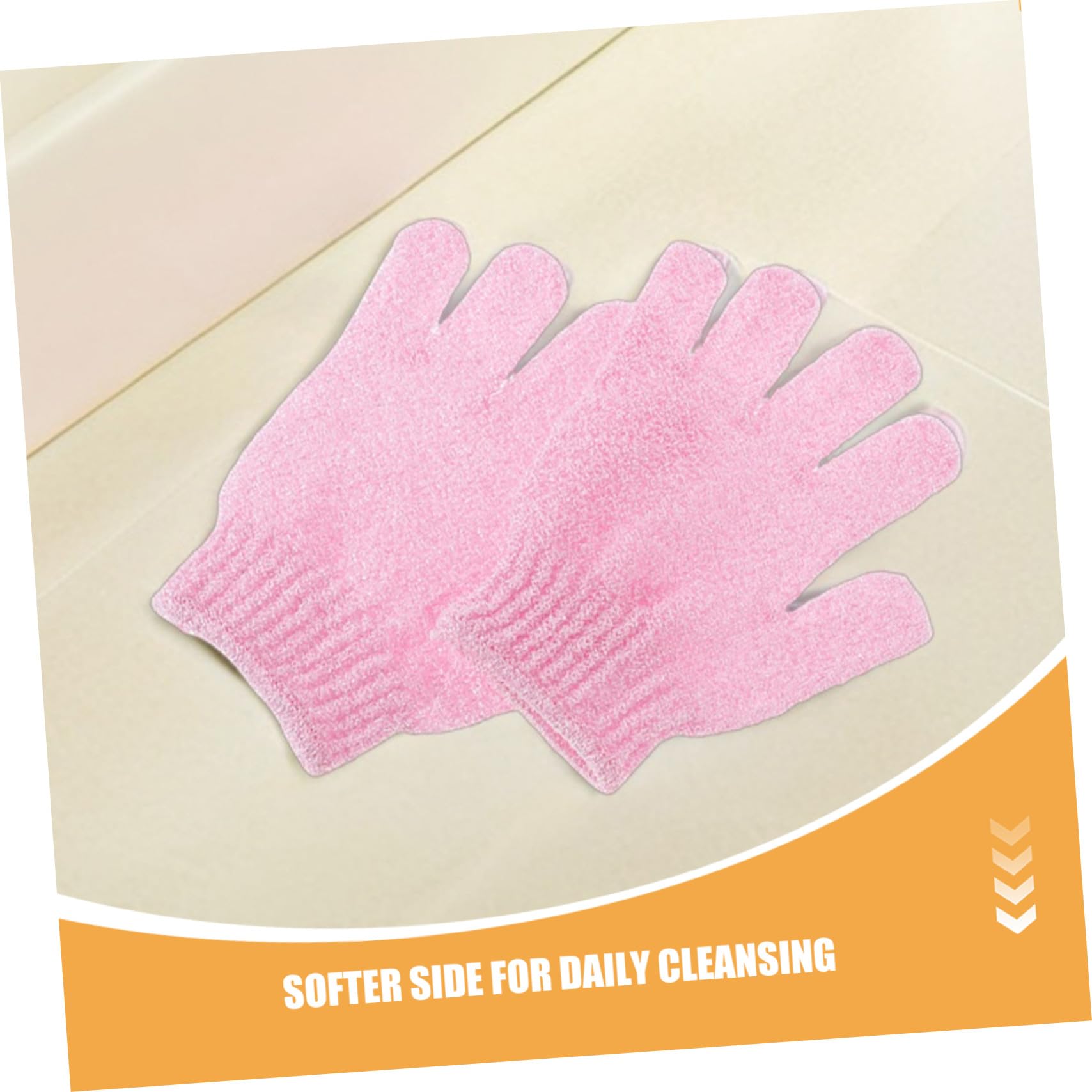 WOONEKY 16 Paia Guanti Esfolianti Doccia Doppio Lato in Nylon Guanti Scrub Corpo Morbidi e Riutilizzabili con Polsino Elastico Adatti Uomo e Donna per Pulizia Profonda e Liscia
