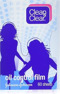 Clean & Clear Oil-Absorbing Sheets: 60 Sheets Pack of 3 | Instant Oil Control Films for Oily Skin
