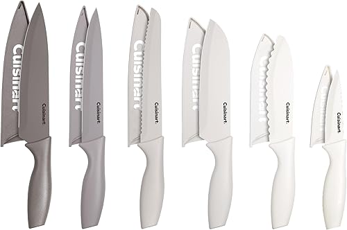Miniatura 6 de Cuisinart Advantage Juego de Cuchillos de Cocina de 12 Piezas, Cuchillos de Acero Inoxidable con Revestimiento Antiadherente de Calidad Profesional