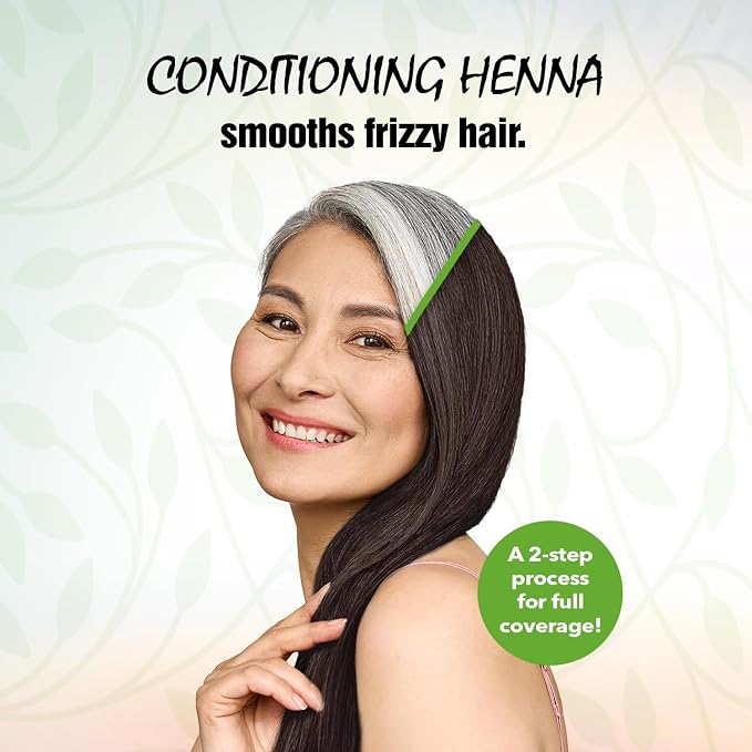Light Mountain Henna Color & Acondicionador Cabello Marrón Medio 7 oz (Paquete de 2) miniatura 5
