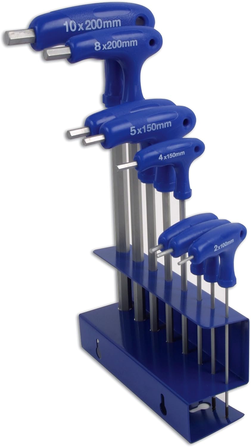 Laser 3333 T-Handle Hex Key Set 8pc