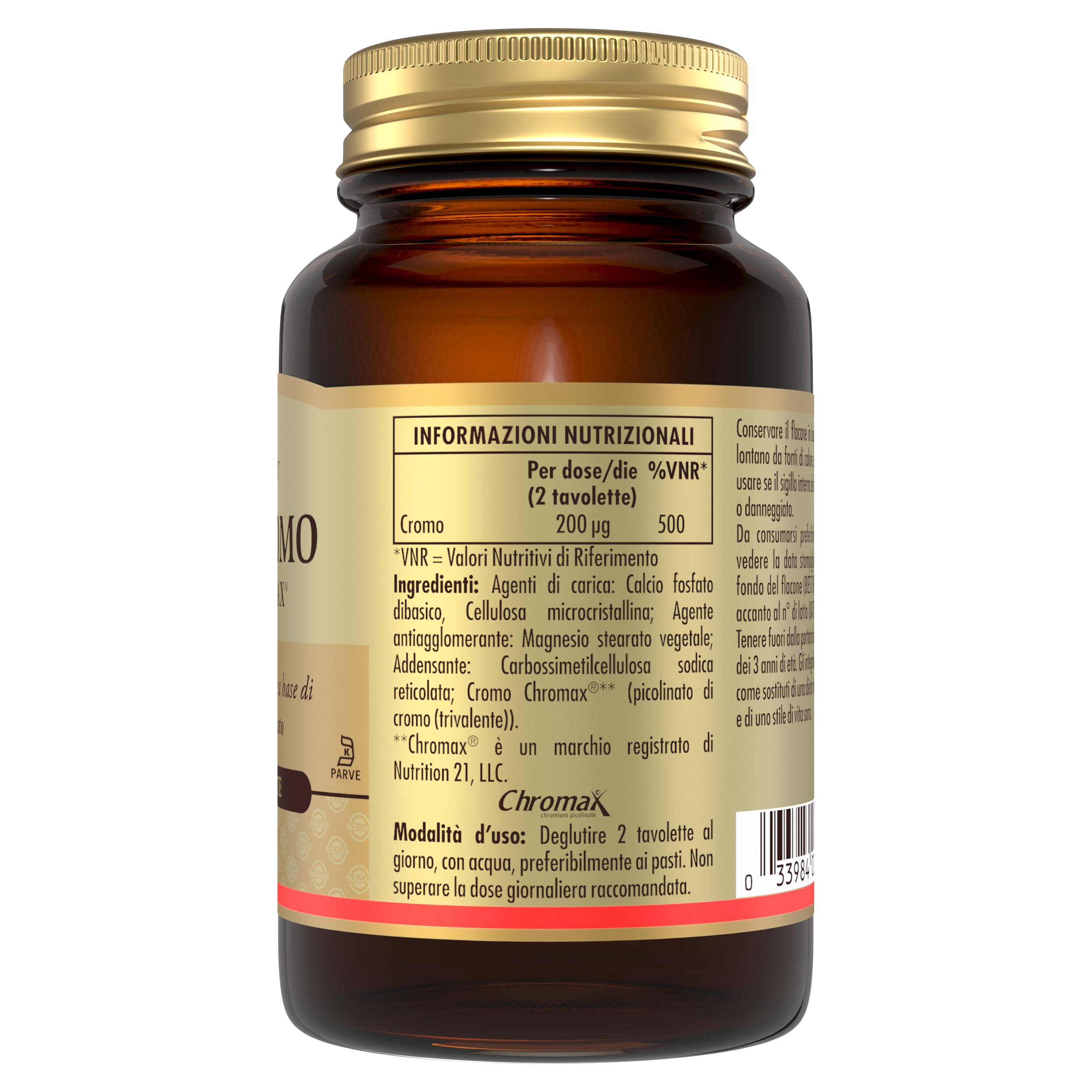Solgar, Picocromo super concentrato, 90 capsule