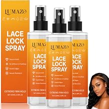 Lace Lock Spray, Frontal Wigs, Lightweight Hold and Natural Look3pcs
