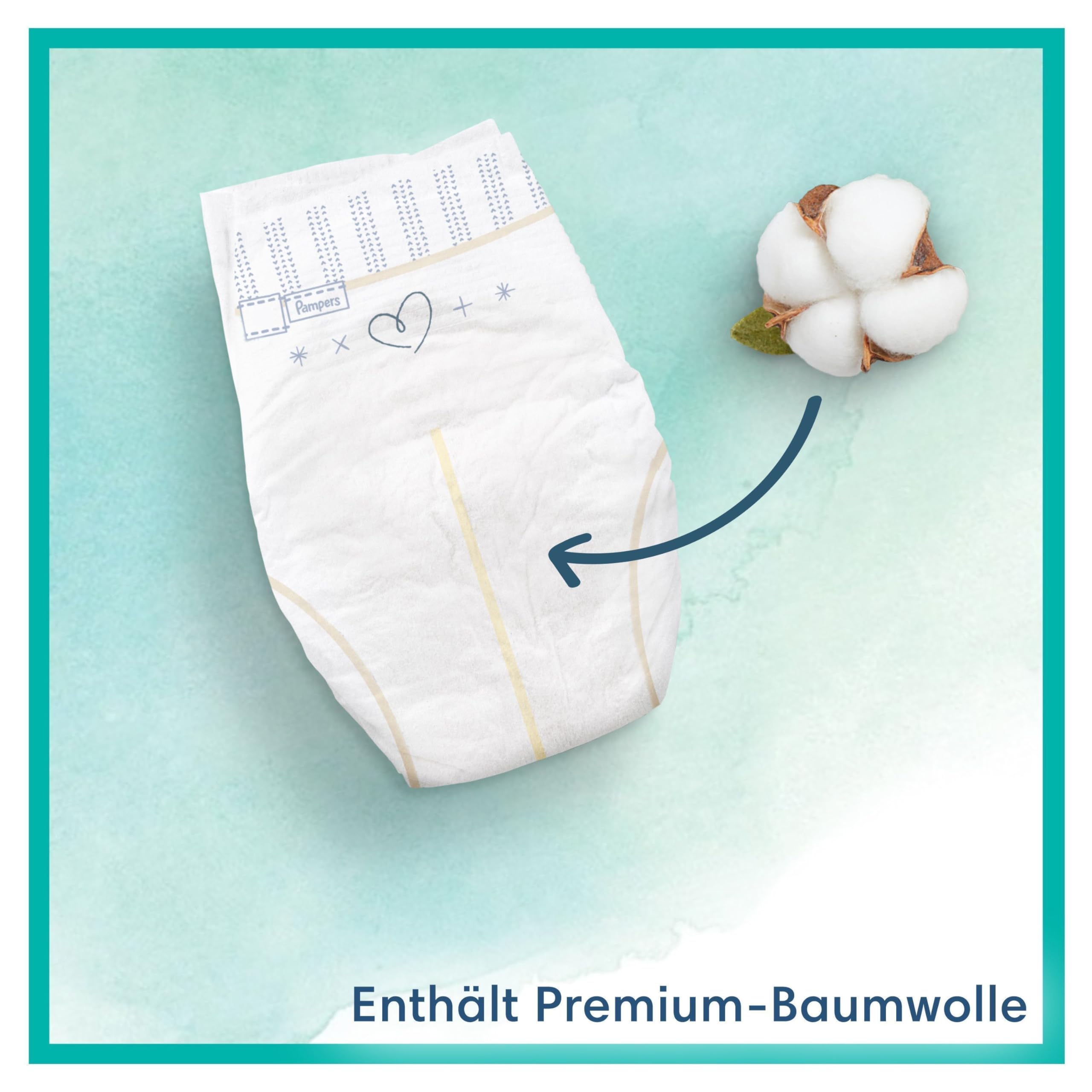 Pampers Baby Windeln Größe 2 (4-8 kg) Harmonie, 132 Stück, Alte Version