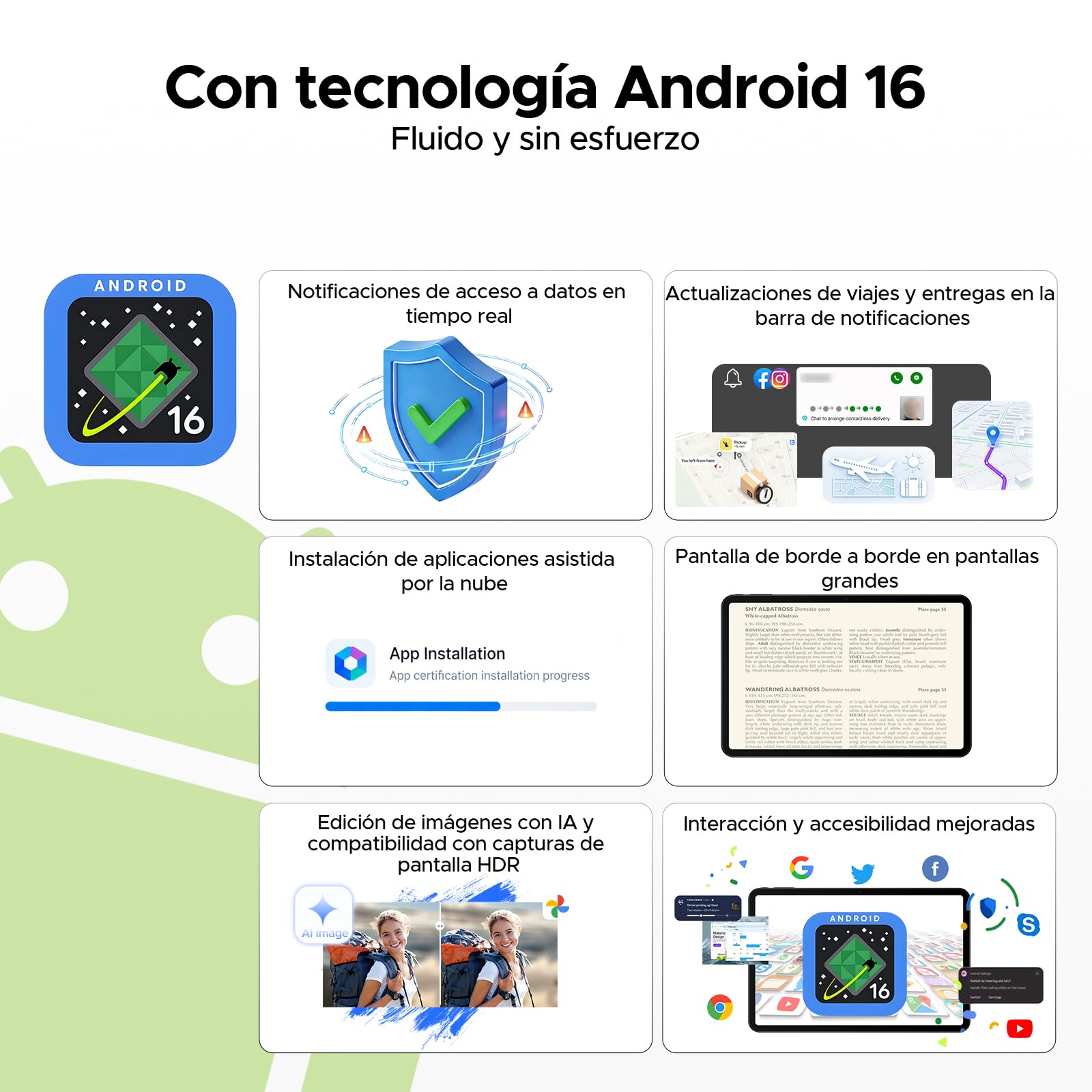 P13 Tablets 13.4 Pulgadas, 2.4K 120Hz Tablet Android 16 & Gemini AI, 48GB RAM + 128GB ROM, T7280, 120P1300mAh, Widevine L1, 13MP+8MP, Altavoces Duales, Tablet con Teclado, Lapiz, Funda, Negro