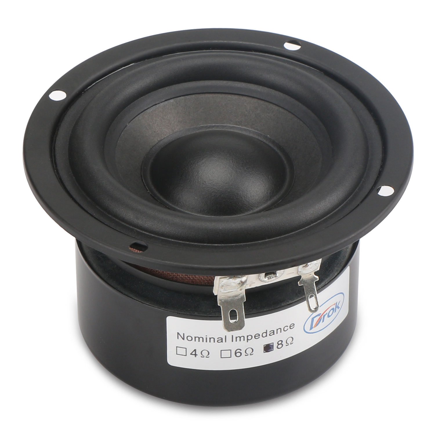 Amazon.co.jp: DROK 25W 7.62cm 丸形 8オーム低音スピーカー ステレオ