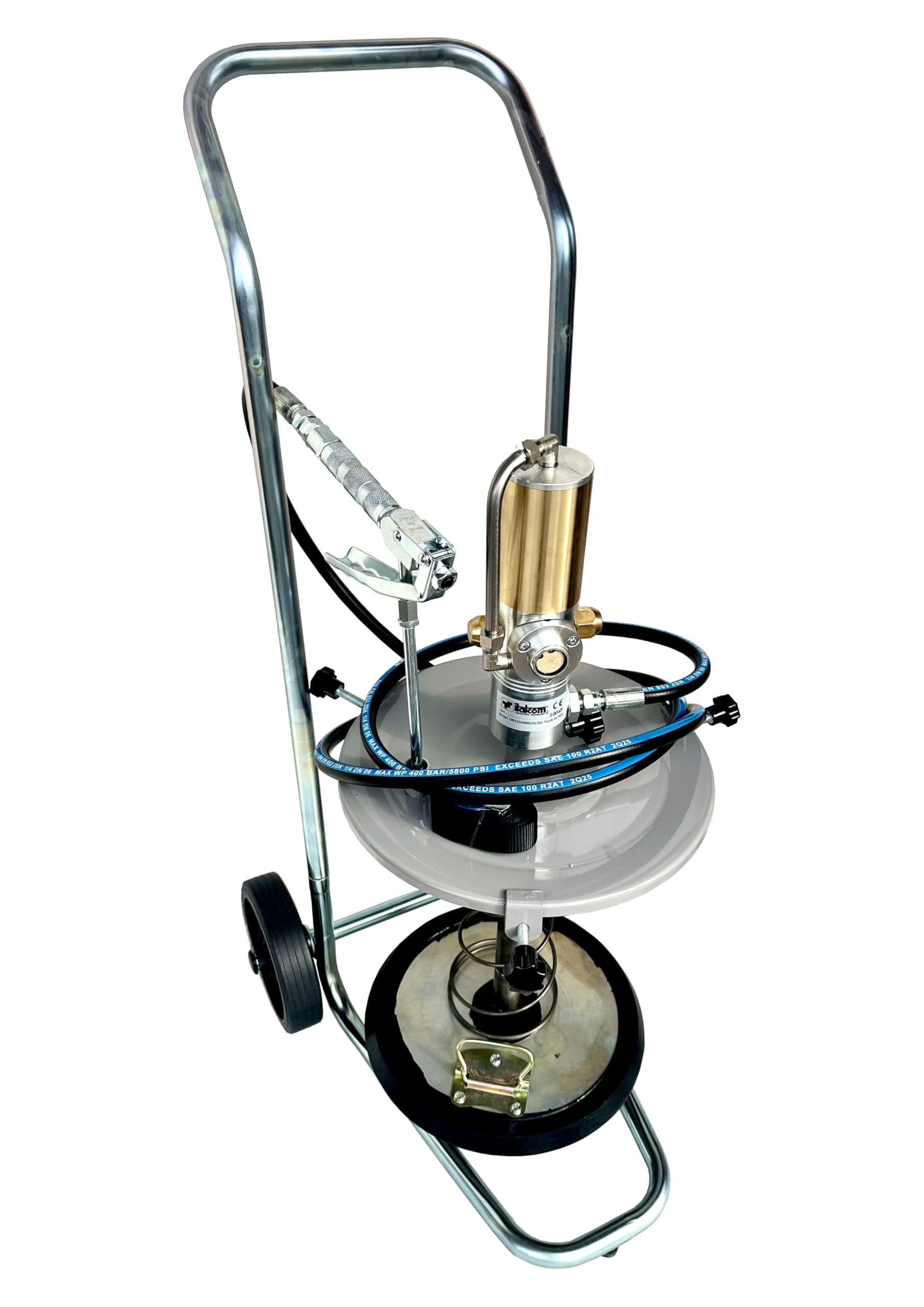 Ingrassatore Pneumatico per fusti 18-25 kg Made in Italy