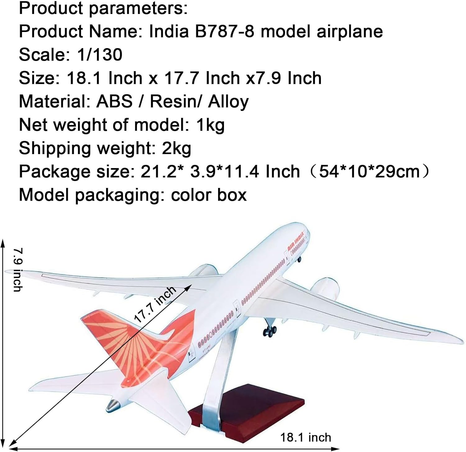 未使用】 1/200 JAL B787-9 スナップインモデル 飛行機モデル 18.1 で