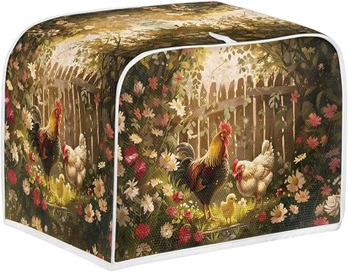 Vista 205 de Cubierta para tostadora de cocina, protector para hornear se adapta a la mayoría de tostadoras estándar de 4 rebanadas, mantiene la tostadora libre