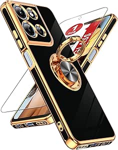 Nonional For Moto G Play 2024 Case With 2 Pack Screen Protector, 360