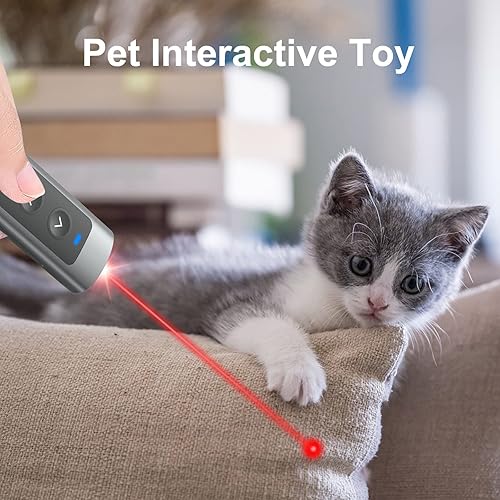 Vista 30 de Presentation Clicker Wireless Presenter Remote, PowerPoint Clicker Ordenador Clicker con Luz Roja, Clickers para Presentaciones de PowerPoint Slide