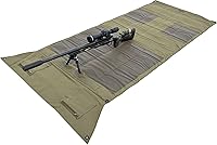 MidwayUSA Pro Series Competition Shooting Mat - 74" Padded, Non-Skid, Wind-Resistant for Rifle Matches