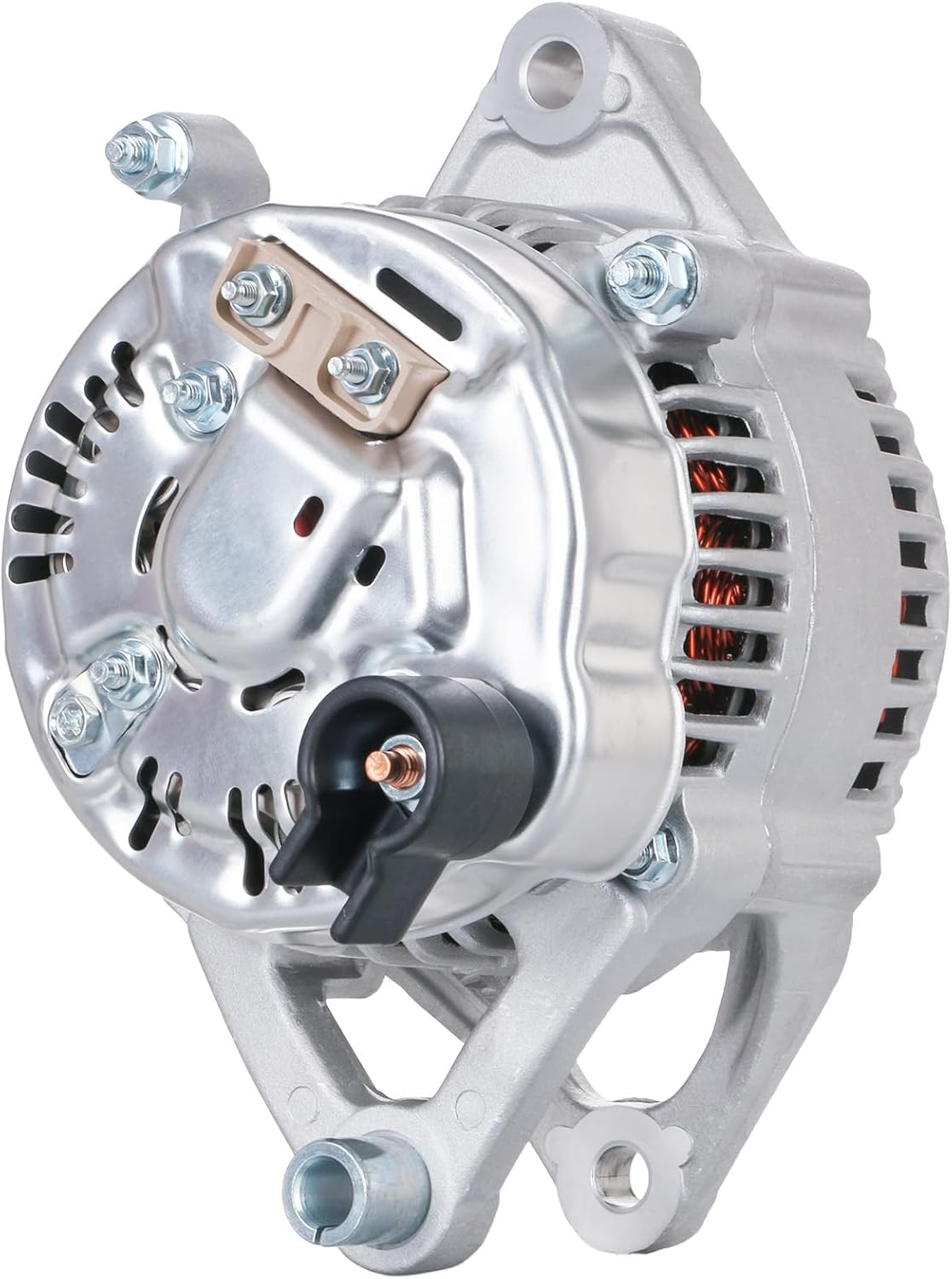 Alternator Replacement Compatible With 1991-1998 Jeep Wrangler Cherokee, 1993-1998 Jeep Grand Cherokee L6, 1991-1992 Comanche L4 2.5L, 1997-1998 Dodge Dakota, 12V 56005685 56005685AB 13341 13341N