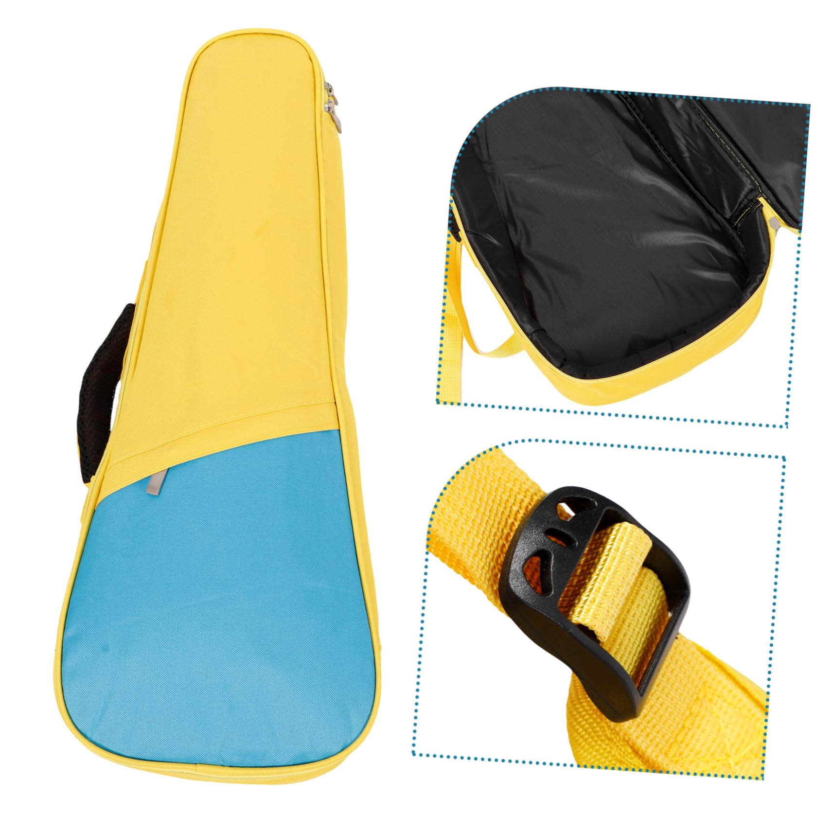 Paquet Oxford Coton pour Housse de Transport Ukulélé 23 Pouces