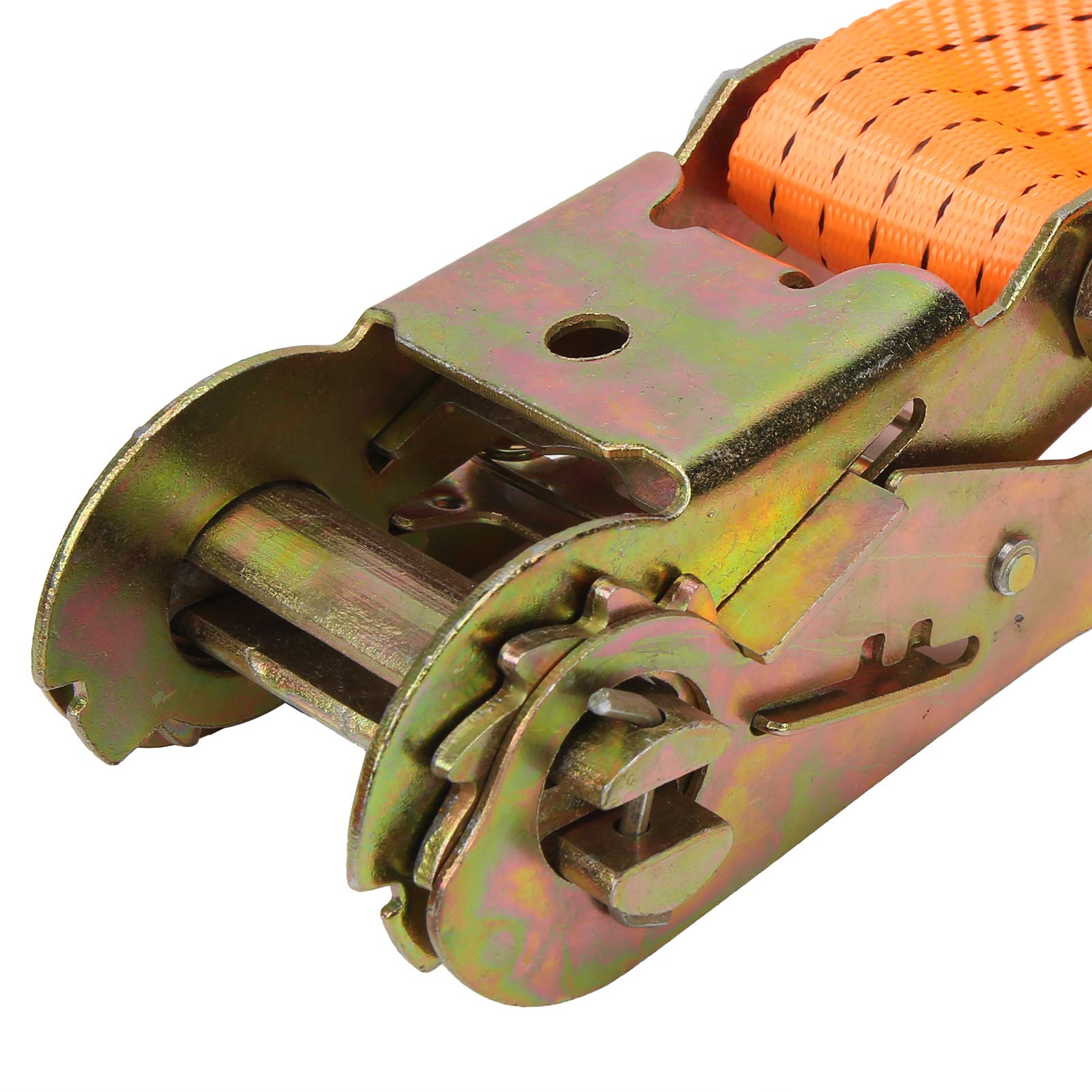 Fafeicy Sangle D'arrimage à Cliquet, 2 Po X 10 Pi Fixateur de Charge Lourde