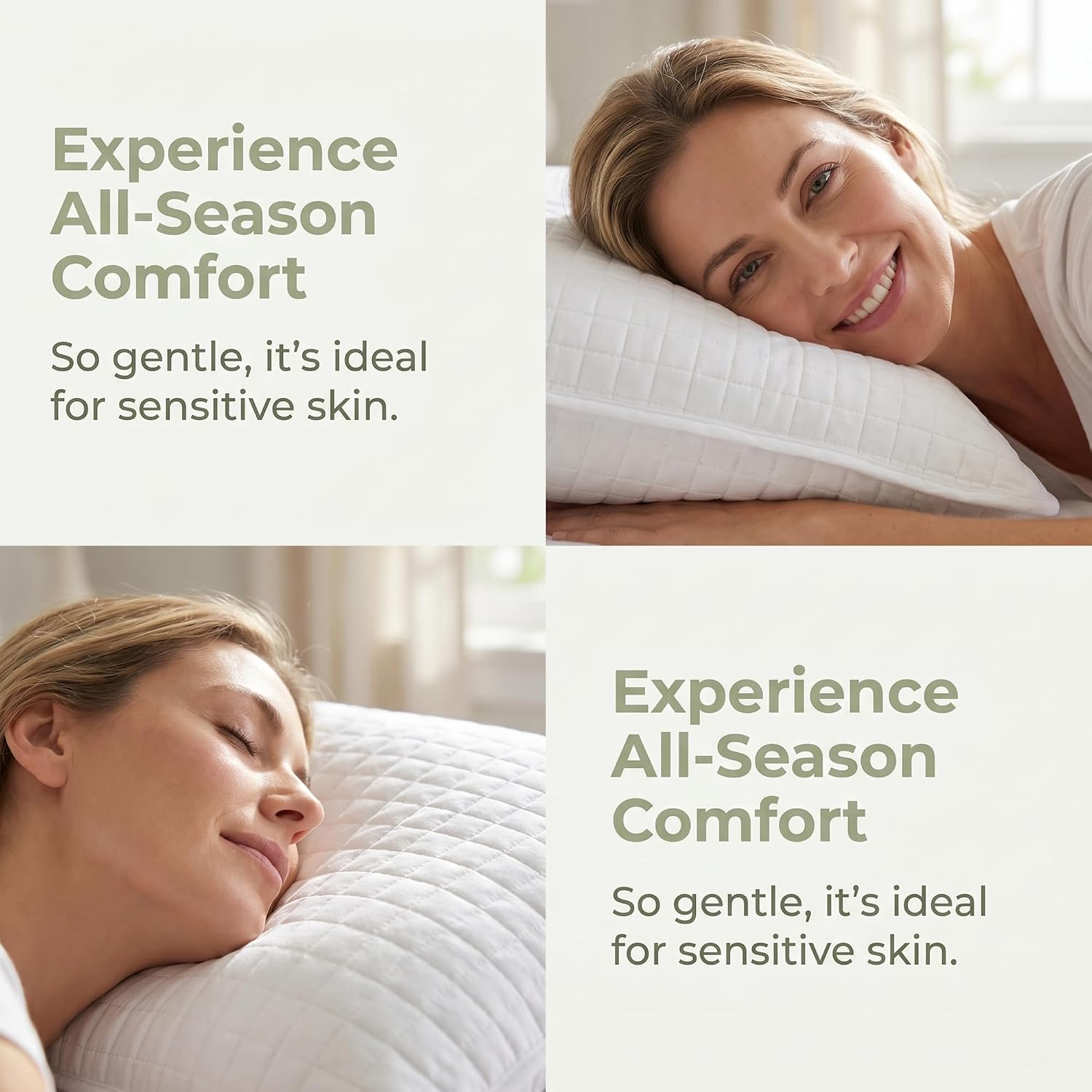 Breathable Hypoallergenic Cotton Pillow Protectors for Home Hotel