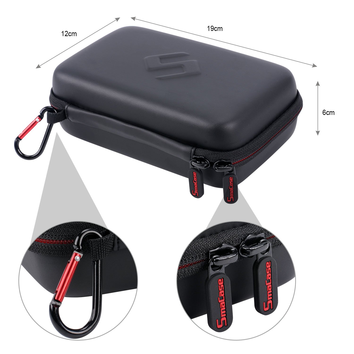 Smatree Étui de Transport pour Nouveau Nintendo 3DS XL/ 2DS XL, Étui de Voyage de Protection Rigide pour Nintendo 3DS/ Nintendo New 3DS XL Housse
