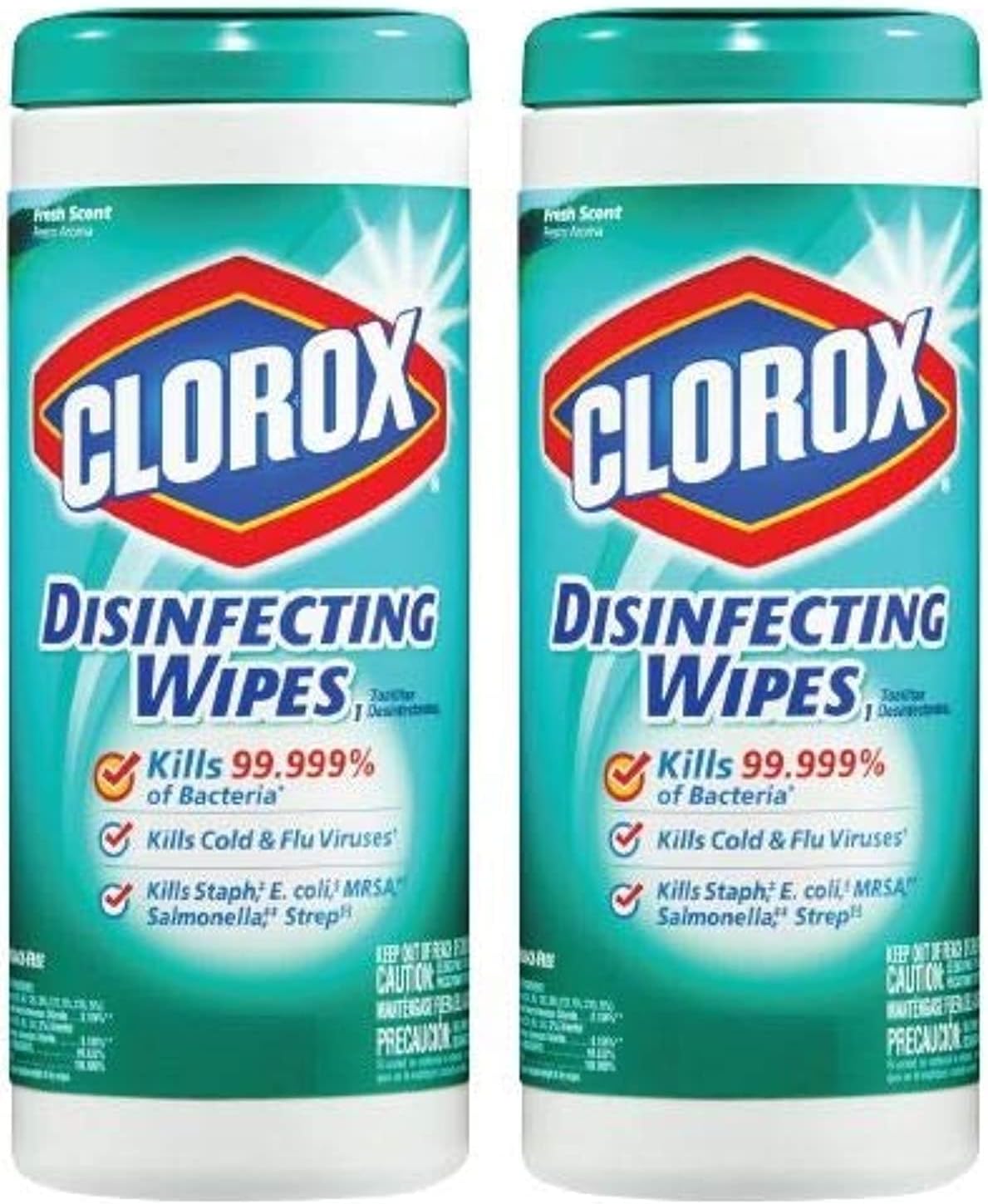 Clorox Disinfecting Wipes Fresh Scent 35 Counts X2
