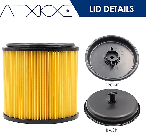 Miniatura 2 de ATXKXE VCFS - Filtro de repuesto para filtro y retenedor de cartucho estándar Vacmaster, paquete de 2