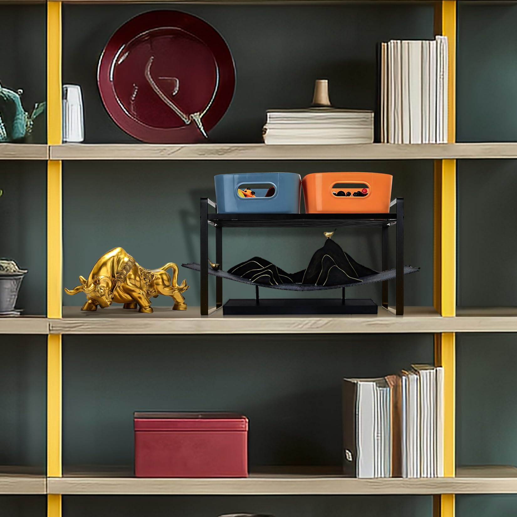 Inserto Ripiano per Armadi, Mensole Cucina Organizer Salvaspazio, Scaffali Divisorio per Ripiani per Armadio Interno per Cucina Bagno Armadi Piano Tavolo Credenza