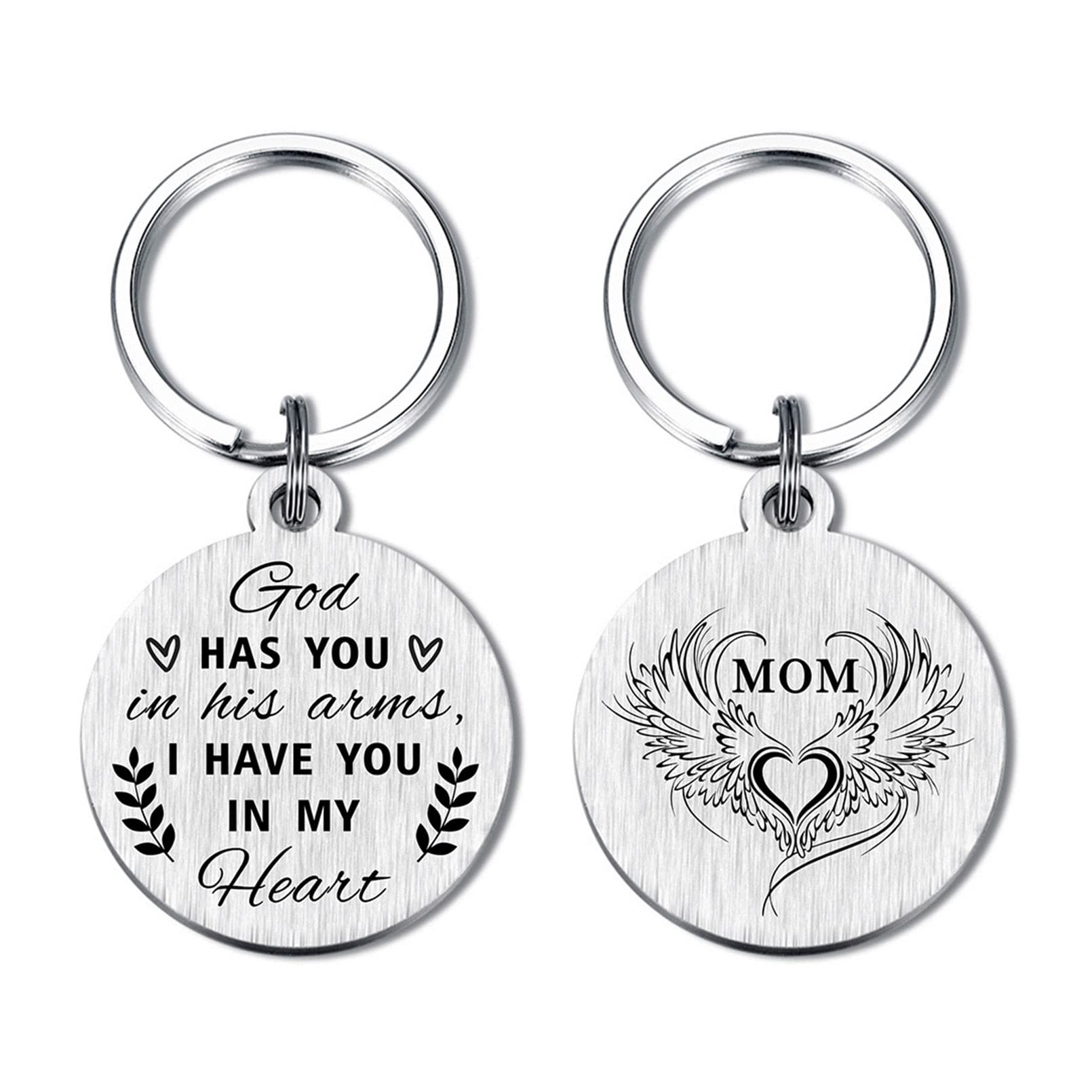 Yobent Grieving Sympathy Bereavement Gifts for loss of Mom, Remembrance Condolence Keychain for Loss of Mother