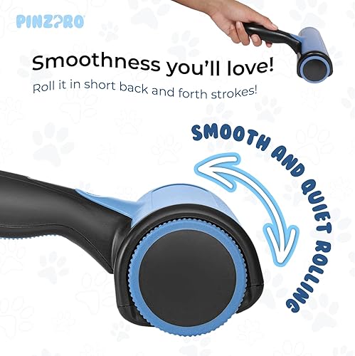 Miniatura 5 de Removedor de pelo de mascotas + mini cepillo para detallar mascotas – Rodillo reutilizable – Rodillo removedor de pelo de gato – Juego de removedor