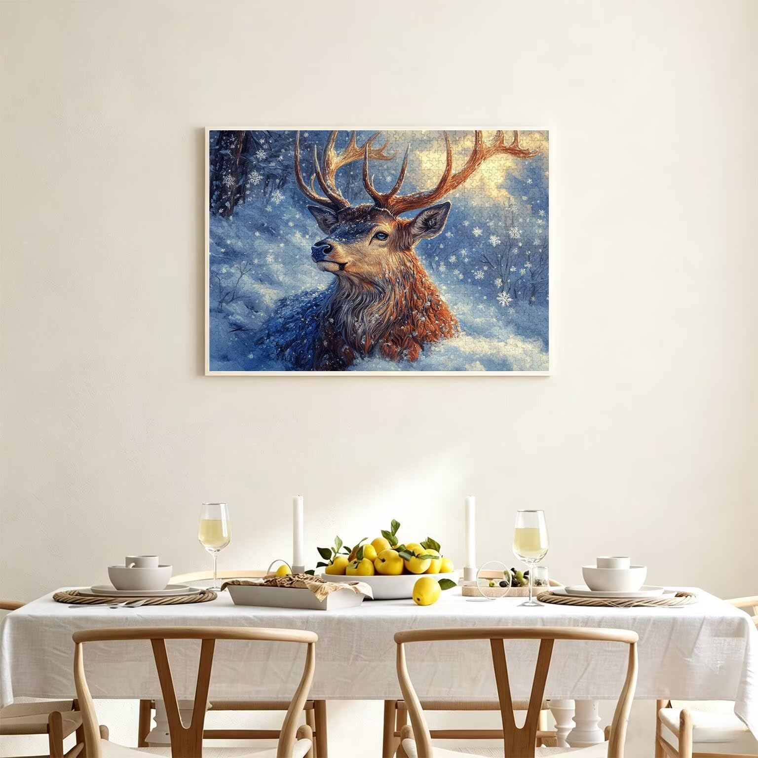 Puzzle dla dorosłych 2000, płatek śniegu, 99 x 70 cm, n-804