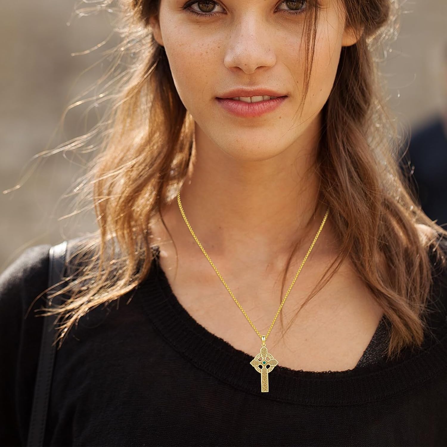 925 Sterling Silver Patron Saint Necklace Amulet Protection Pendant Religion Jewelry for Men Women With Stainless Steel Chain and Gifts Box - Image 3