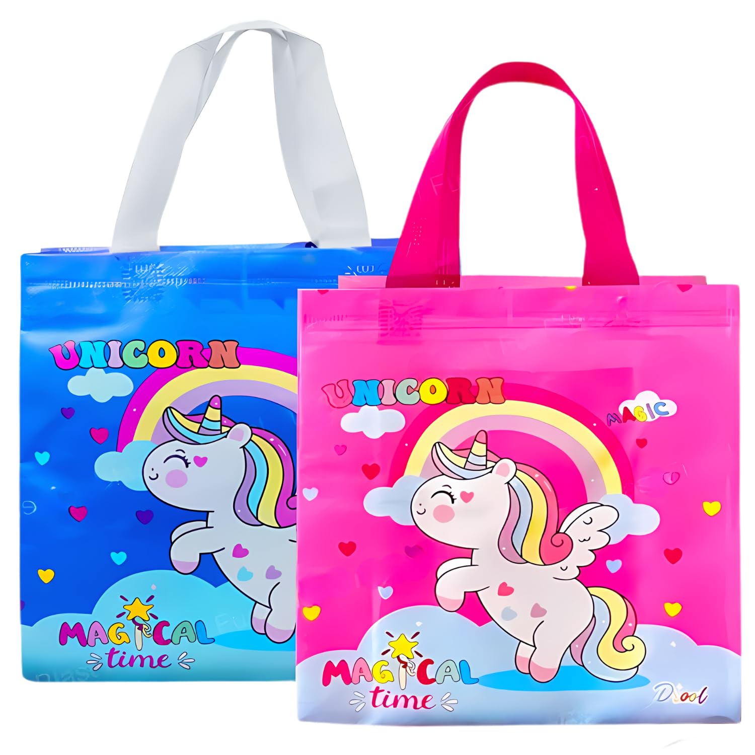 IncyWincy Unicorn Gifting Bags for Return Gifts (2 Pcs), Non-Woven Goodie Bags, Multi-Purpose Reusable Carry Bag, Birthday Treat Bags (30cmX22cmX9cm) (B0D5WMNL87) Amazon Price History, Amazon Price Tracker