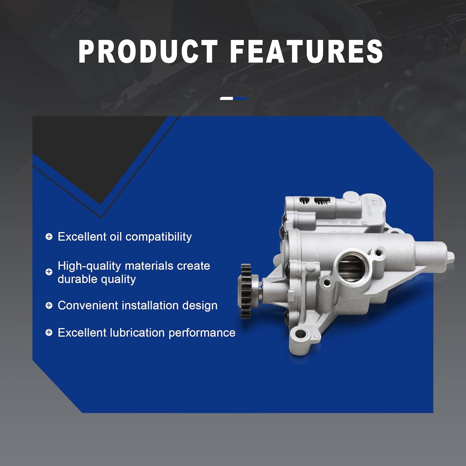 06H115105AC Engine Oil Pump 06H115105AF EA888 Compatible with Audi A1 A3 A4 A5 A6 A7 Q3 Q5 TT 2011-2020 VW Golf Beetle Polo Passat Tiguan Touran 2013-2020 Scirocco Seat Skoda