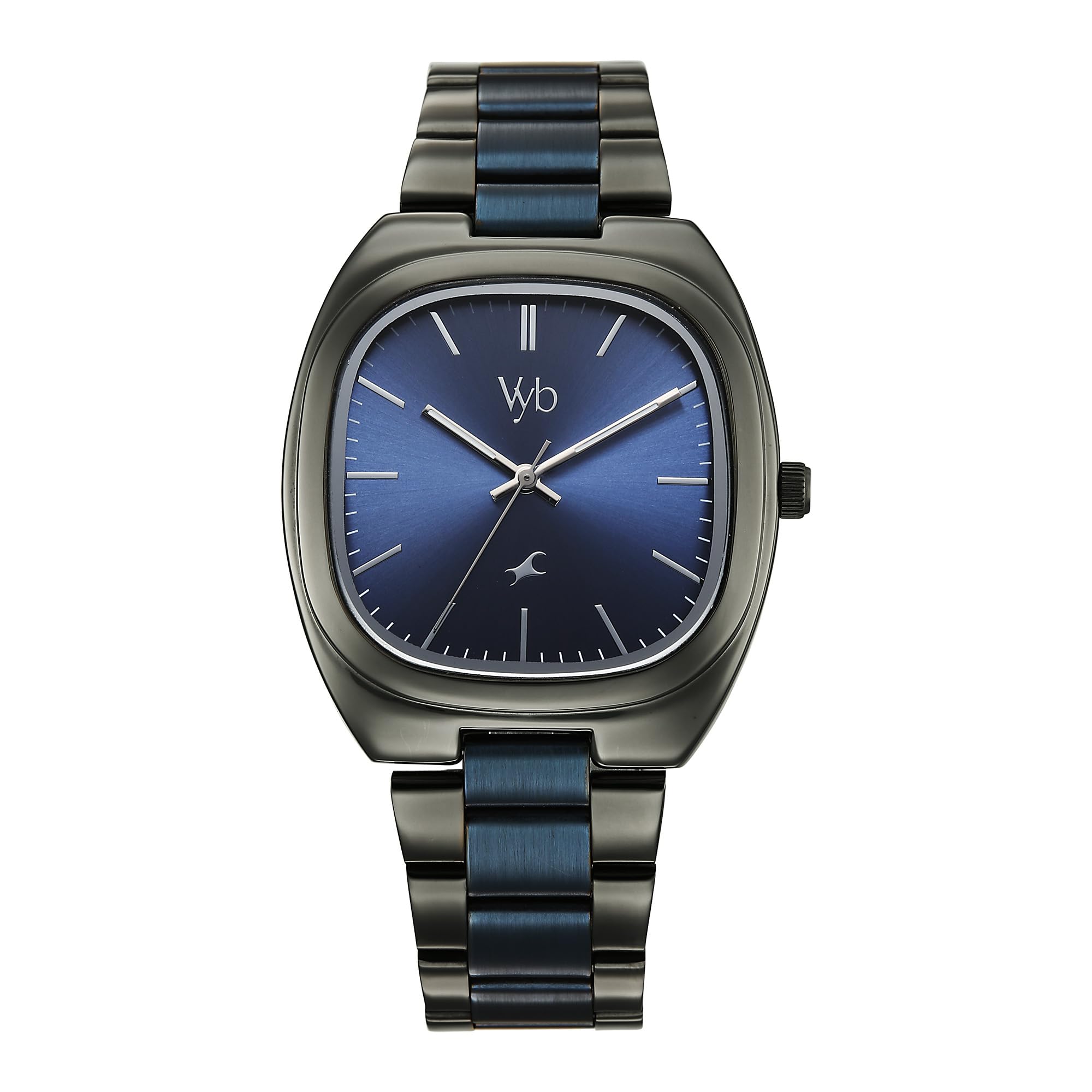 Fastrack Vyb Aviator Blue Dial Metal Strap Watch - Image 1