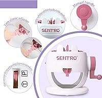 Vista 4 de SENTRO Máquina de tejer, máquinas de tejer a mano de 22 agujas, máquina de telar para tejer inteligente, máquina de telar de ganchillo, máquina