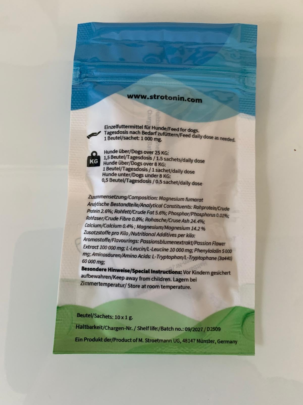 Dog Support para el estrés, la ansiedad y la inquietud (80 dosis individuales)
