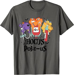 Phlebotomist Medical Lab Tech Nurse Halloween Spooky Health T-Shirt