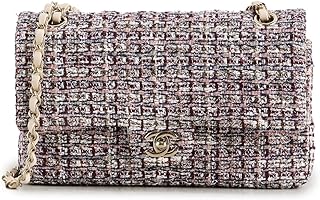CHANEL What Goes Around Comes Around Women's Pre-Loved Multi Tweed 2.55 Bag 10"