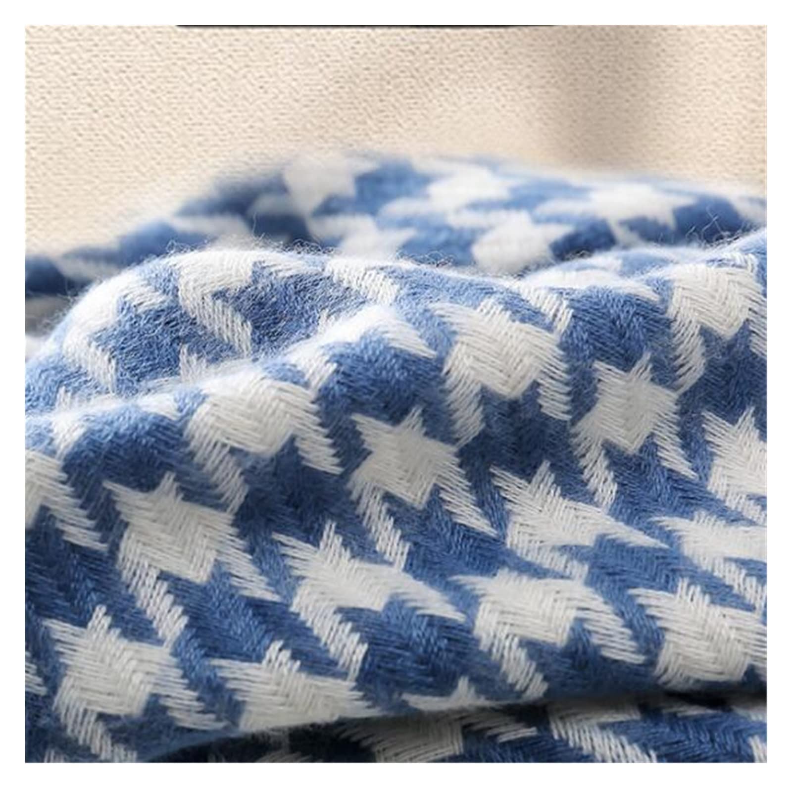Szalik Lekki Damska Zimowa Imitacja Kaszmiru Szalik W Kratę Jesienny Wzór Houndstooth Szal Miękkie