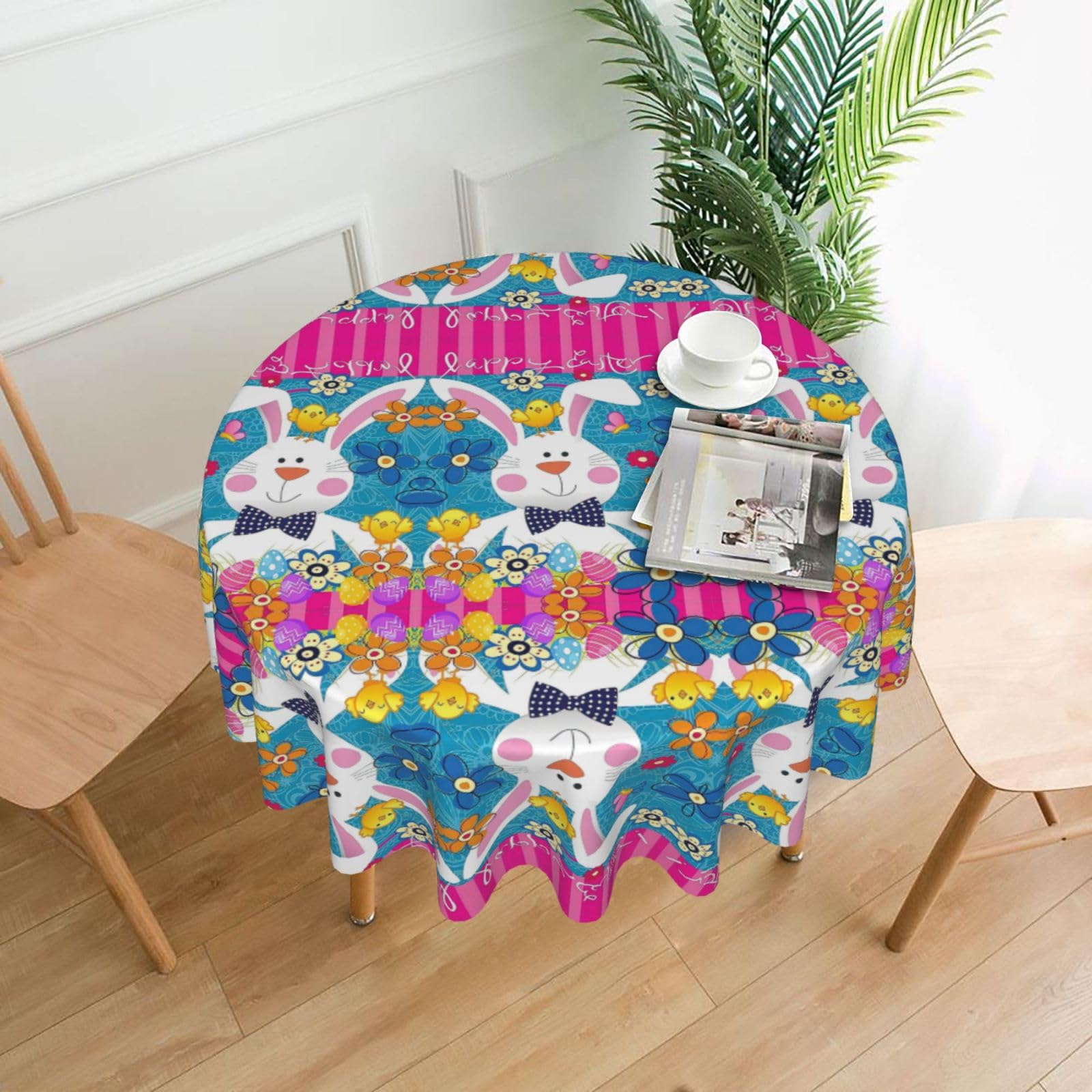 Nappe ronde 152 cm imperméable infroissable salle à manger extérieur