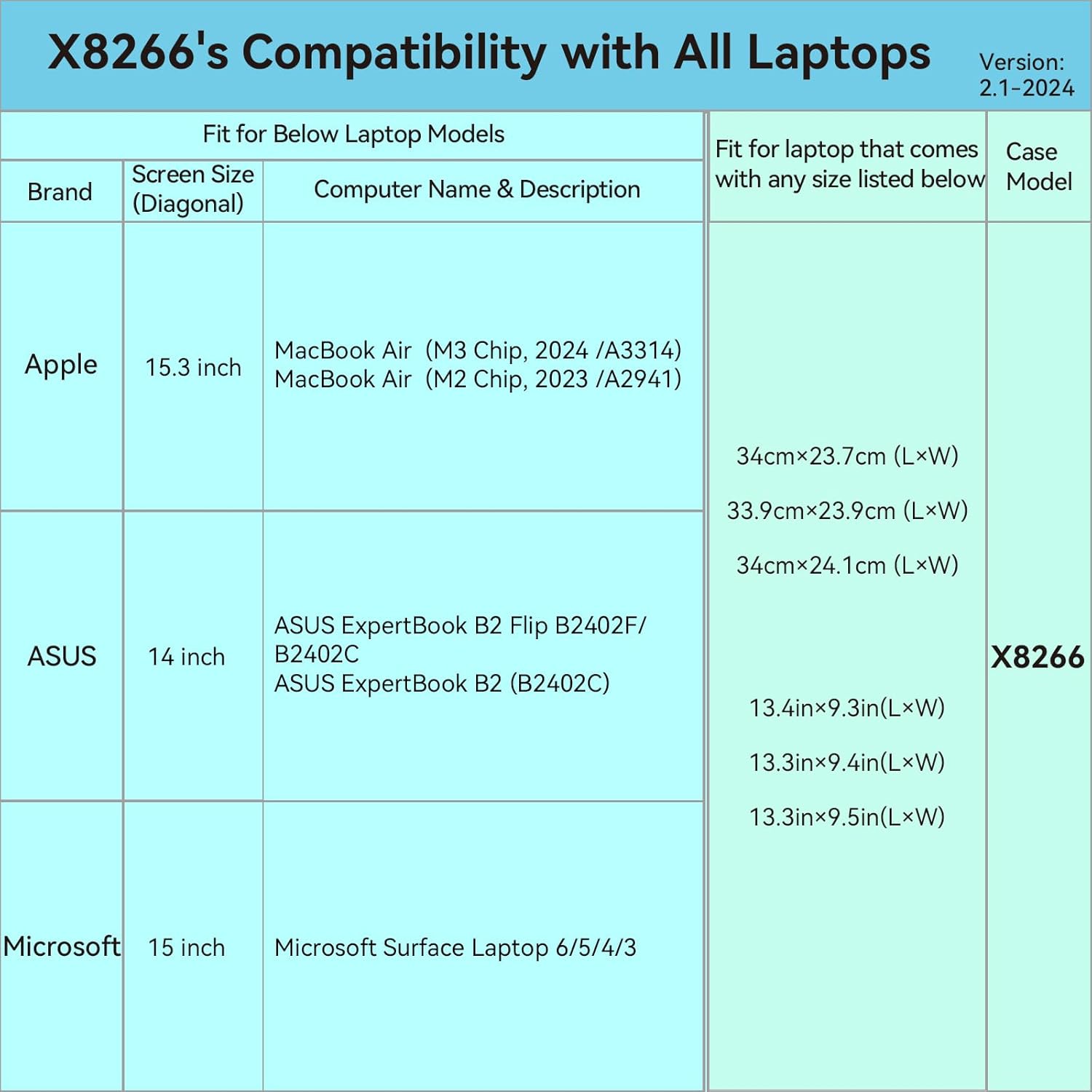 Smatree Hard EVA Protective Sleeve Case Compatible for 15.3 inch Apple MacBook Air M4 2025/M3 Chip 2024/ M2 Chip 2023, for MacBook Air A3114/A2941 Laptop and Anti-Shock Bag (X8266) - Image 2