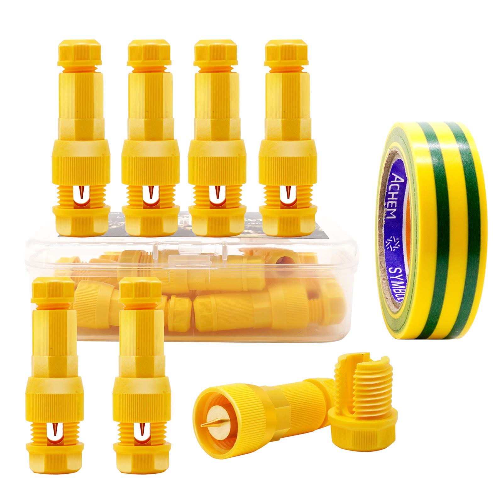 Low Voltage Landscape Lights Wire Connectors Set,AWSOM Landscape Lights Screw Connectors,Quick Connectors,12-16Gauge Wire Connectors for Outdoor Yard Landscape Lighting