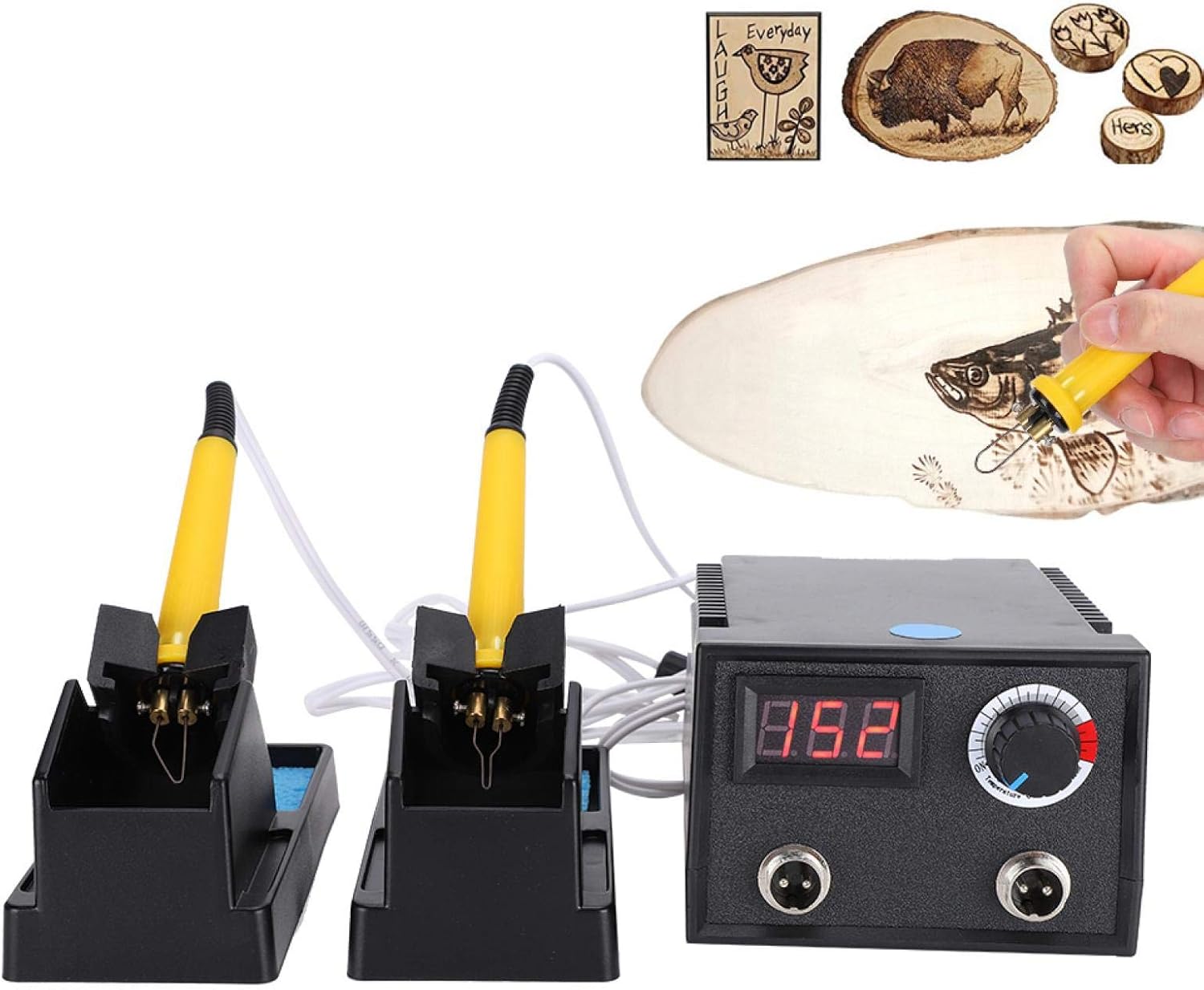 Adjustable Wood Burning Kit, Professional Digital Display Wood Burning ...