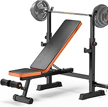 مقعد رفع أثقال مسطح من فوستوي، معدات تدريب متعددة الألوان، أقصل وزن 396 كجم