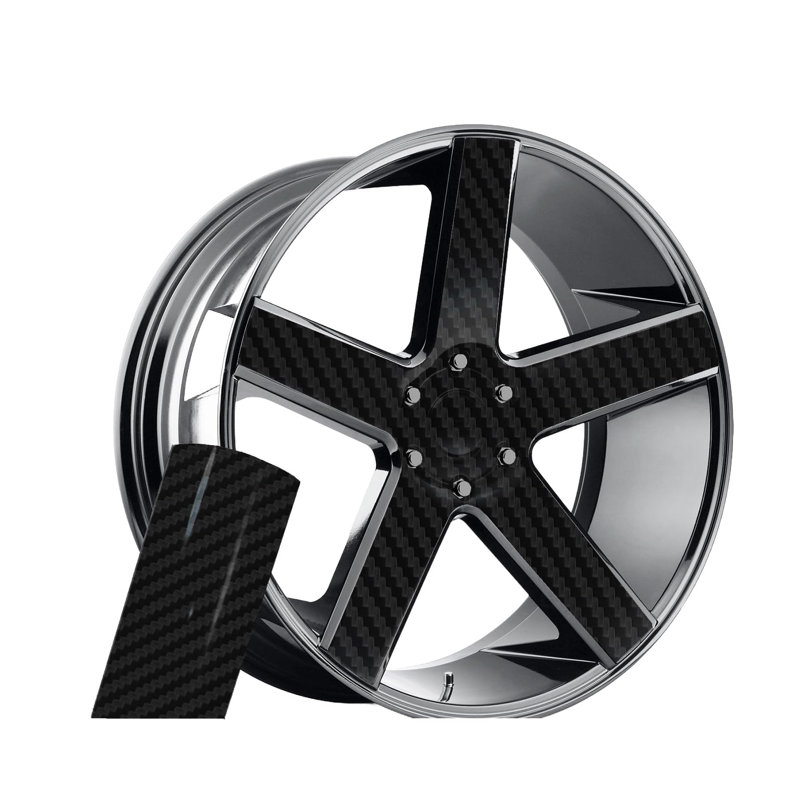 Vinilo Fibra de Carbono Película Adhesiva de Protección de la Carrocería del Automóvil con Tecnología de Liberación de Aire Película de Vinilo para Automóvil — view 9