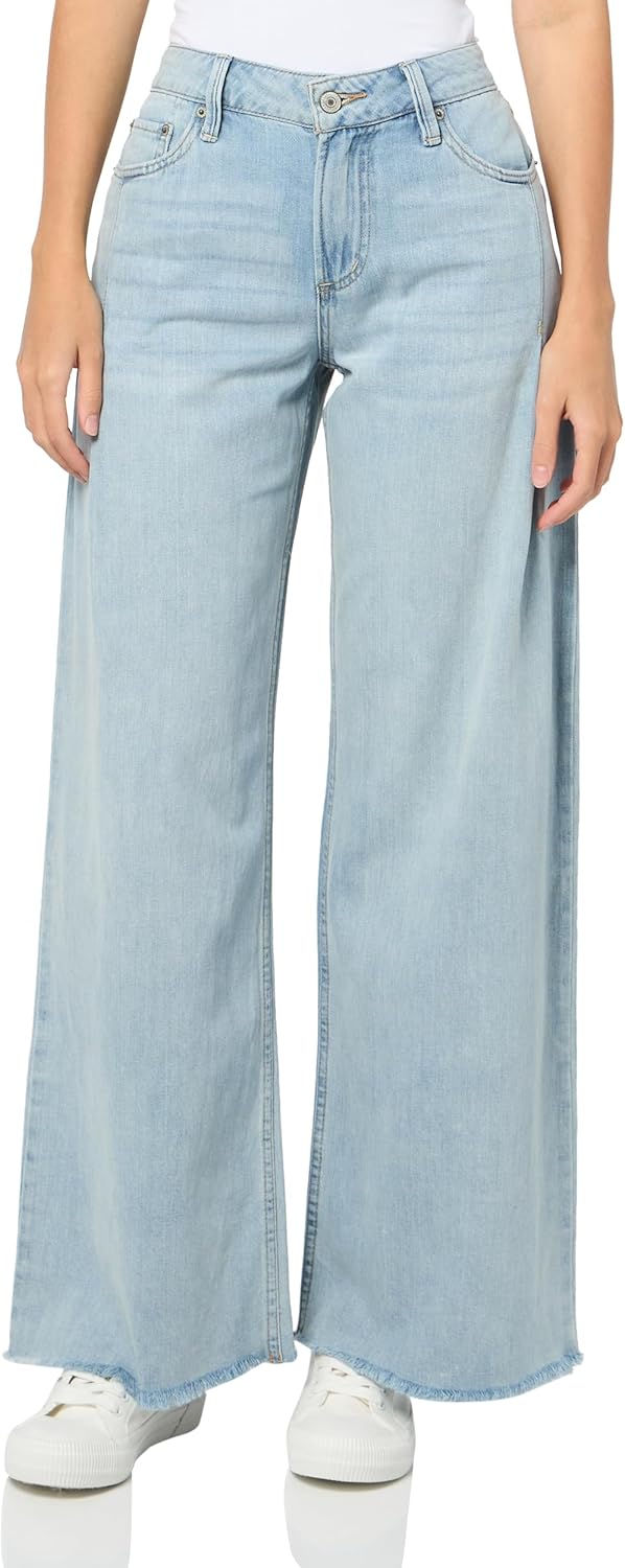 Lucky Brand Jeans líquido feminino de perna larga Luxe Palazzo
