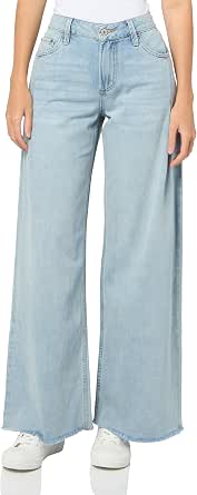 Lucky Brand Women's Wide Leg Liquid Denim Luxe Palazzo