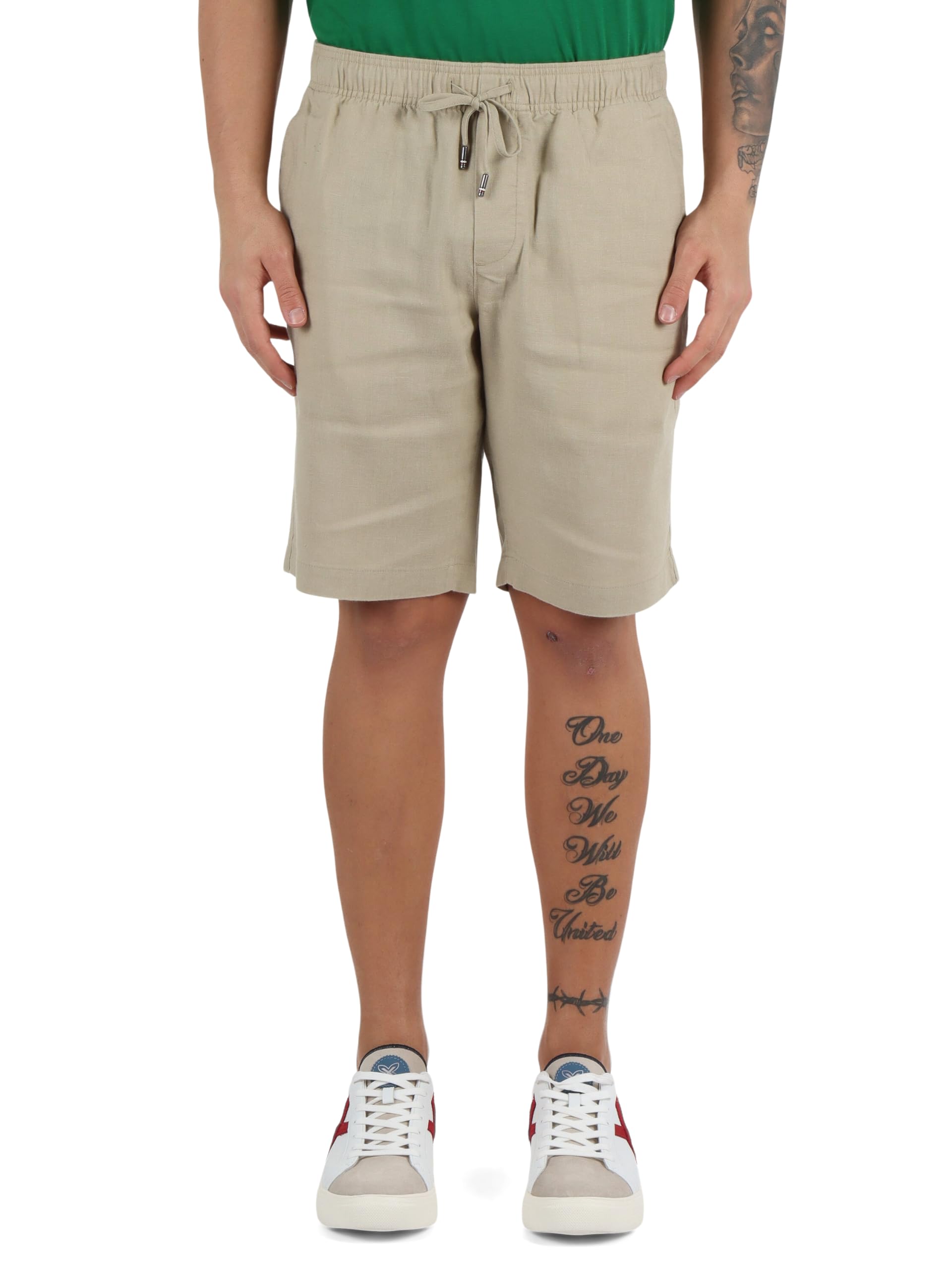 Tommy Hilfiger Herren Chino-Shorts Harlem Po Linen Short Mw0mw37804